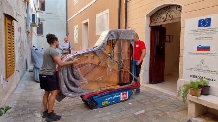 Selitev glasbene šole v Avditorij Portorož I Trasloco della scuola di musica all'Auditorio di Portorose (7)
